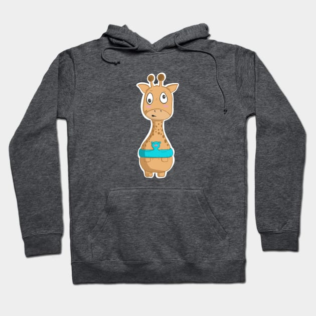 Uncomfortable Giraffe Hoodie by XeniahUnicorn